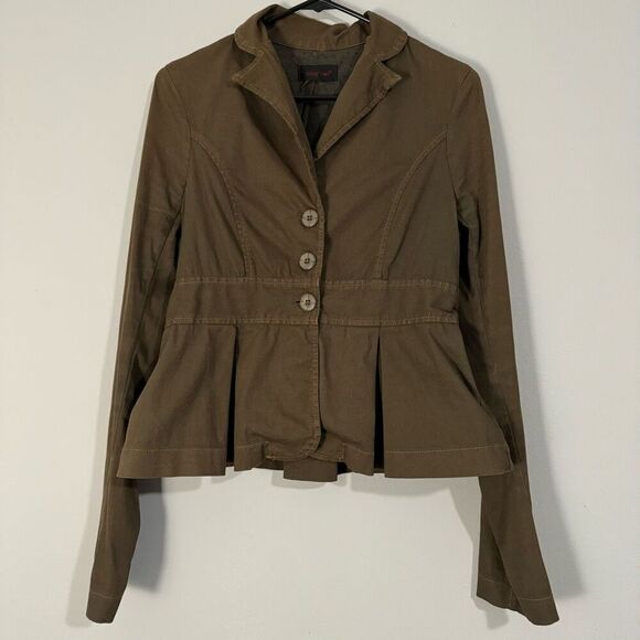 Sole Mio Vintage Peplum Y2K Blazer M - Picture 1 of 9